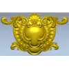 Rococo Cartouche STL for CNC Router - Ornamental Central Panel