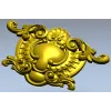 Rococo Cartouche STL for CNC Router - Ornamental Central Panel