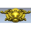 Rococo Cartouche STL for CNC Router - Ornamental Central Panel