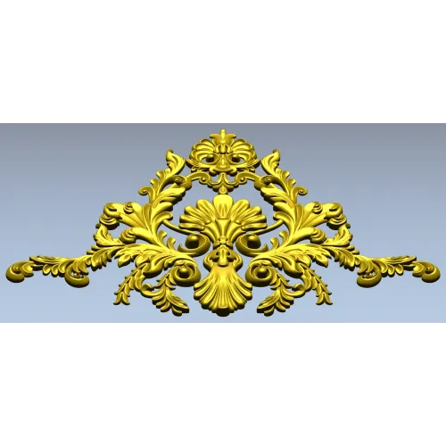 Картуш в стиле рококо - 3D модель STL для ЧПУ