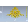 Картуш в стиле рококо - 3D модель STL для ЧПУ