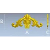 Acanthus Shell Cartouche - STL 3D model for CNC relief milling