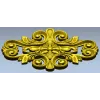 Rococo Floral Cartouche STL 3D Model for CNC
