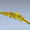 Маскарон с акантами - 3D модель STL для ЧПУ