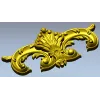 Декоративный картуш в стиле рококо - 3D модель STL для ЧПУ