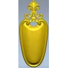 Rococo Shield Cartouche STL 3D Model for CNC