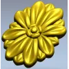 Резная цветочная розетка - 3D модель STL для ЧПУ