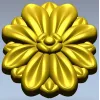 Резная цветочная розетка - 3D модель STL для ЧПУ