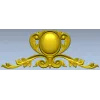 Baroque Oval Cartouche - 3D STL Model for CNC Relief