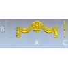 Regal Swag Cartouche - STL 3D model for CNC milling