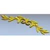 Лавровая гирлянда - декоративная 3D модель STL для ЧПУ