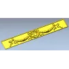 Classical Laurel Ribbon Panel STL for CNC