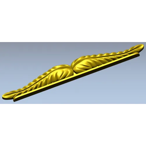 Лавровый орнамент - 3D STL модель для ЧПУ