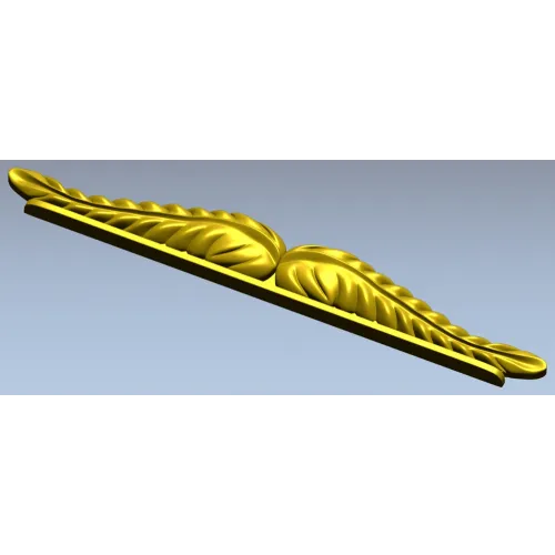 Лавровый орнамент - 3D STL модель для ЧПУ