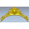 Baroque Acanthus Crest STL for CNC