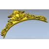 Baroque Acanthus Crest STL for CNC