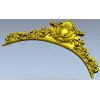 Baroque Acanthus Crest STL for CNC
