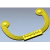 Скоба Лаур - 3D модель STL мебельной ручки для ЧПУ