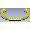 Скоба Лаур - 3D модель STL мебельной ручки для ЧПУ