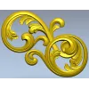 Барочный акантовый завиток - 3D модель STL для ЧПУ