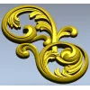 Барочный акантовый завиток - 3D модель STL для ЧПУ