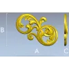 Барочный акантовый завиток - 3D модель STL для ЧПУ
