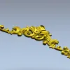 Акантовый картуш для ЧПУ - 3D модель STL для резьбы по дереву
