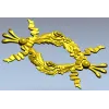 Floral Ribbon Cartouche STL for CNC