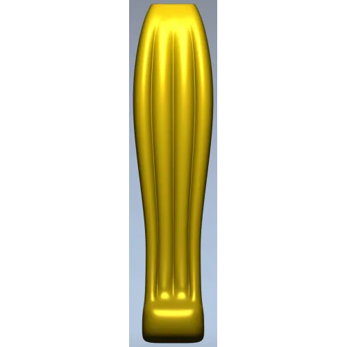 Флейтованная мебельная ножка - 3D STL модель для ЧПУ