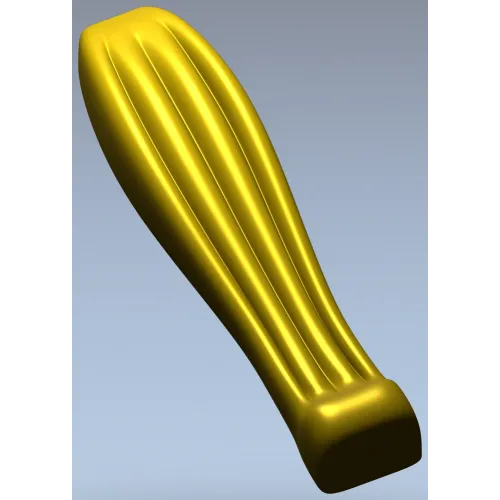 Флейтованная мебельная ножка - 3D STL модель для ЧПУ