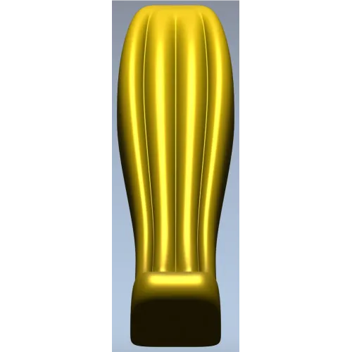 Флейтованная мебельная ножка - 3D STL модель для ЧПУ