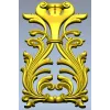 Regal Acanthus Cartouche - STL 3D model for CNC