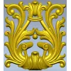 Rococo Acanthus Cartouche STL for CNC