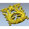 Rococo Acanthus Cartouche STL for CNC