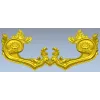 Рокайльный картуш в стиле барокко - stl модель для ЧПУ