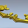 Рокайльный картуш в стиле барокко - stl модель для ЧПУ