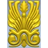 stl модель накладки "Крылья аканта" - 3D модель stl для ЧПУ