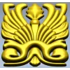 stl модель накладки "Крылья аканта" - 3D модель stl для ЧПУ