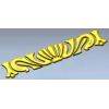 Рельефный картуш "Рассвет" - 3D модель STL для ЧПУ