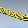 Рельефный картуш "Рассвет" - 3D модель STL для ЧПУ