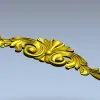 Центральный картуш в стиле рококо - 3D модель STL для ЧПУ