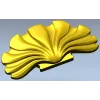 Ракушка Лира - декоративная накладка в формате STL для ЧПУ