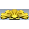 Ракушка Лира - декоративная накладка в формате STL для ЧПУ