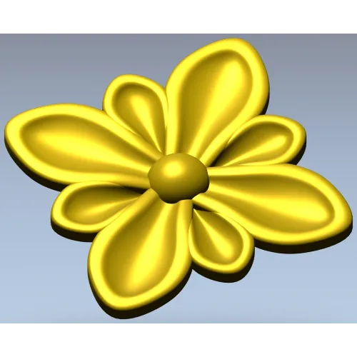 Розетка Лотос - 3D модель STL для ЧПУ