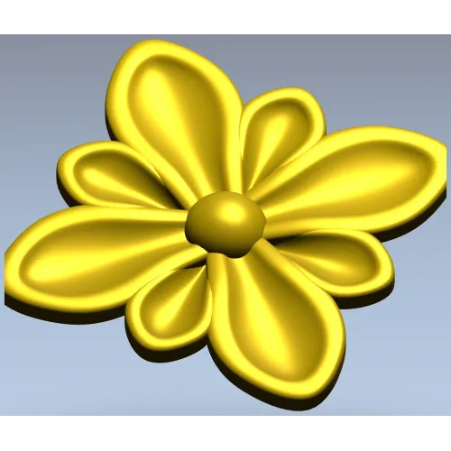 Розетка Лотос - 3D модель STL для ЧПУ