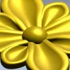 Розетка Лотос - 3D модель STL для ЧПУ