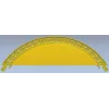 Semi-Circular Acanthus Pediment STL 3D Model