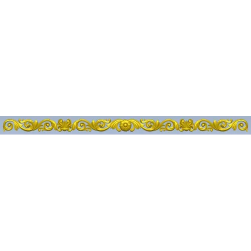 Ornamental Acanthus Border - STL 3D Model for CNC