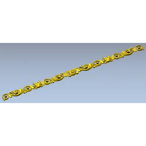Ornamental Acanthus Border - STL 3D Model for CNC