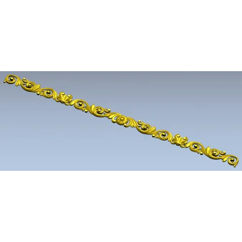Ornamental Acanthus Border - STL 3D Model for CNC